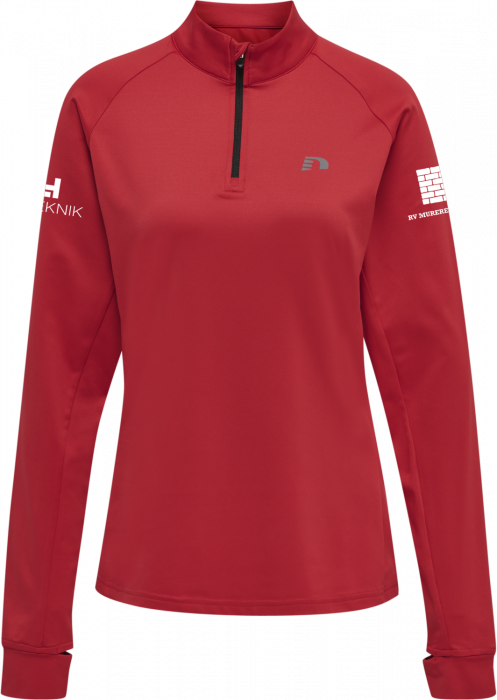 Newline - Lmk Women's Midlayer Running Sweatshirt - Czerwony
